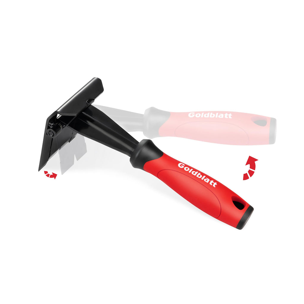 Goldblatt Trim Removal Tool, 3-Inch Baseboard Removal Tool for No-Damage The Surface, Heavy Duty Pry Bar Removal Multi-Tool for Carpet Tack Strip, Baseboard, Molding, Siding and Flooring Removal