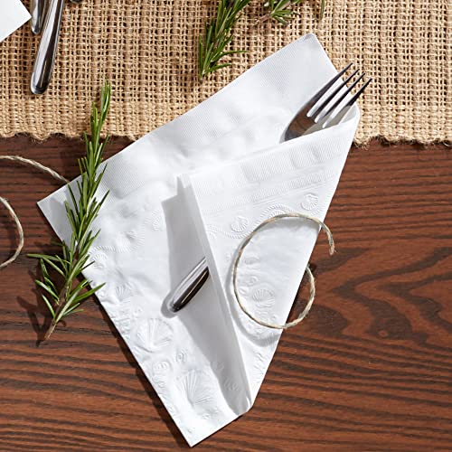 Vanity Fair Entertain Paper Napkins, 40 Count, Disposable Napkins Made for Entertaining and Events