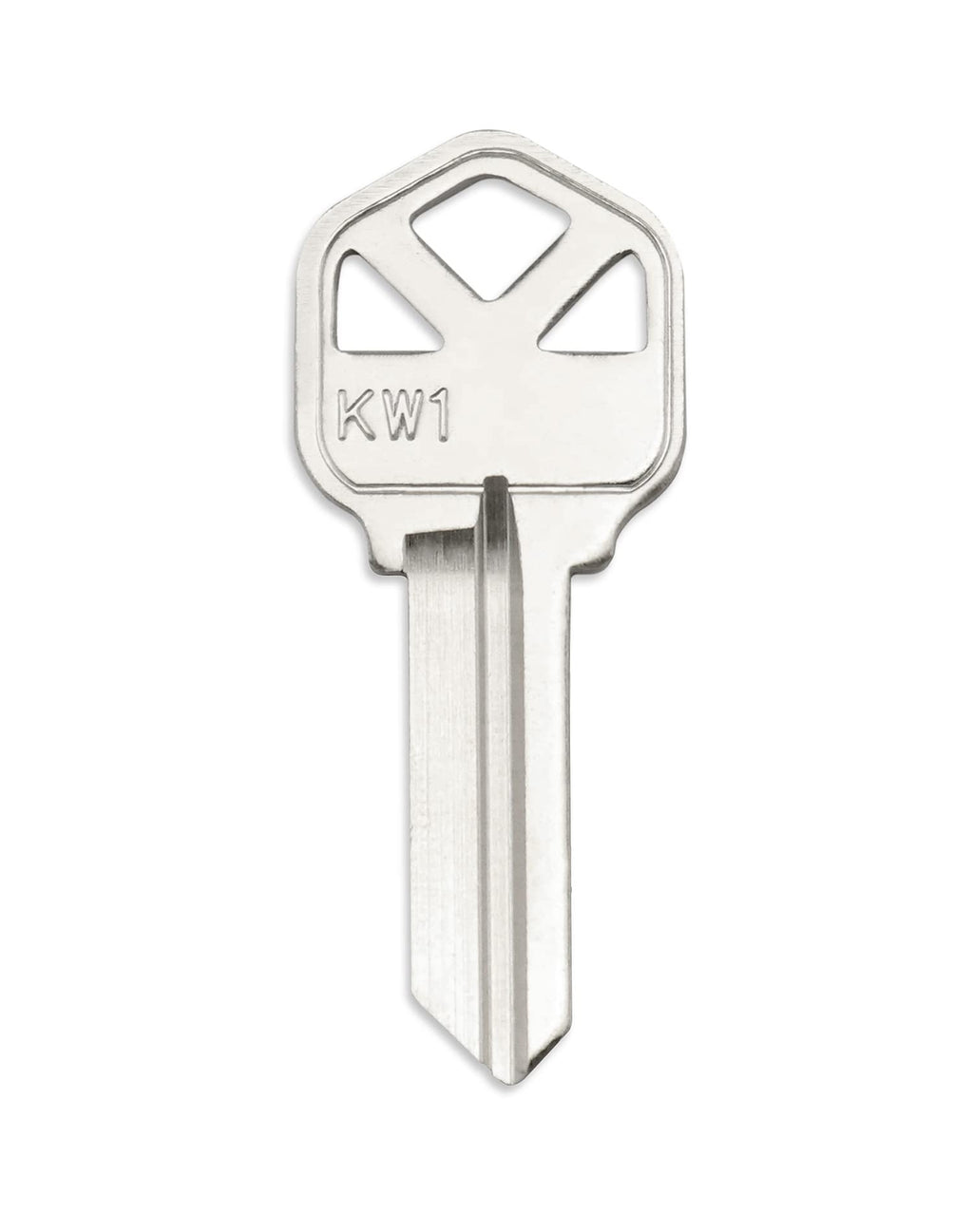QWORK Blank Key Blanks, Pack of 50 Copper Structures Key for (KW1) Kwikset