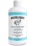 Super Mist Toilet Paper Spray Refill Size (500 mL) – Upgrade Your Toilet Paper into a Gentle, Cleansing Wipe | Replaces Over 6 Regular Bottles | Soothing Formula
