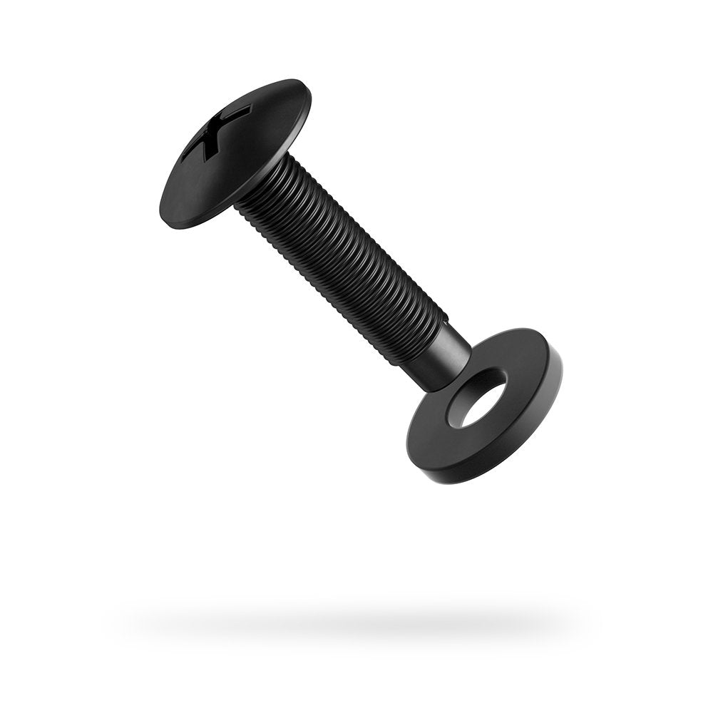 AC Infinity Carbon Steel 10/32 Rack Screws and Nylon Washers. 50-Piece Set for Equipment Server Racks, enclosures, and cabinets