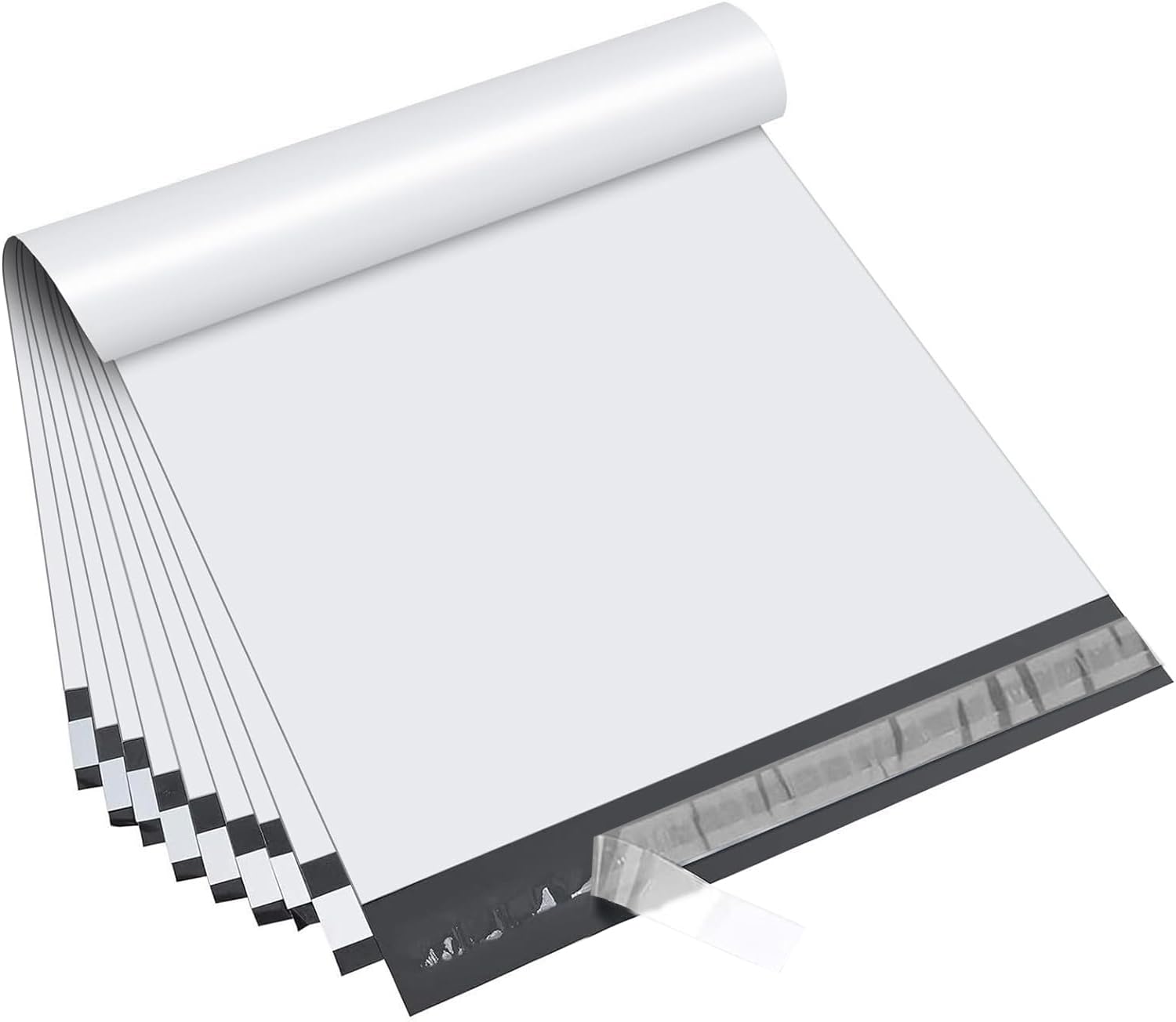 Packpal Poly Mailers 10x13 Inch 200Pack, Self-Seal White Shipping Bags, Waterproof & Tear-Resistant Mailing Envelopes for Small Business, Clothing Packaging