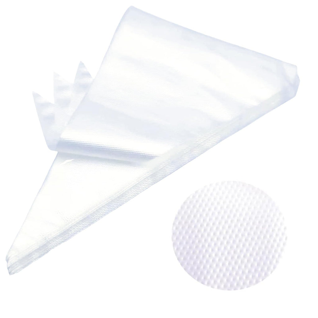 NinBase 24 Inch Extra Large Piping Bags - 100 Pack Disposable Non-Slip Thickened Pastry Bag - Anti Burst Pastry Bags, Ideal for Icing, Cake Baked Goods Baking Chocolate Cupcake Decoratin XXL