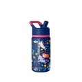 Simple Modern Kids Water Bottle with Straw | Insulated Stainless Steel Reusable Tumbler for School, Girls, Boys | Summit Collection | 14oz | Unicorn Rainbows