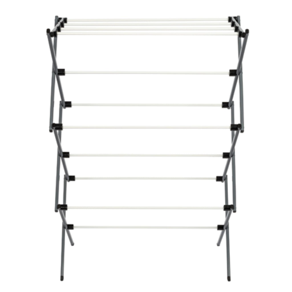 Honey-Can-Do DRY-01306 Folding 42-Inch Clothes Drying Rack, Silver/White