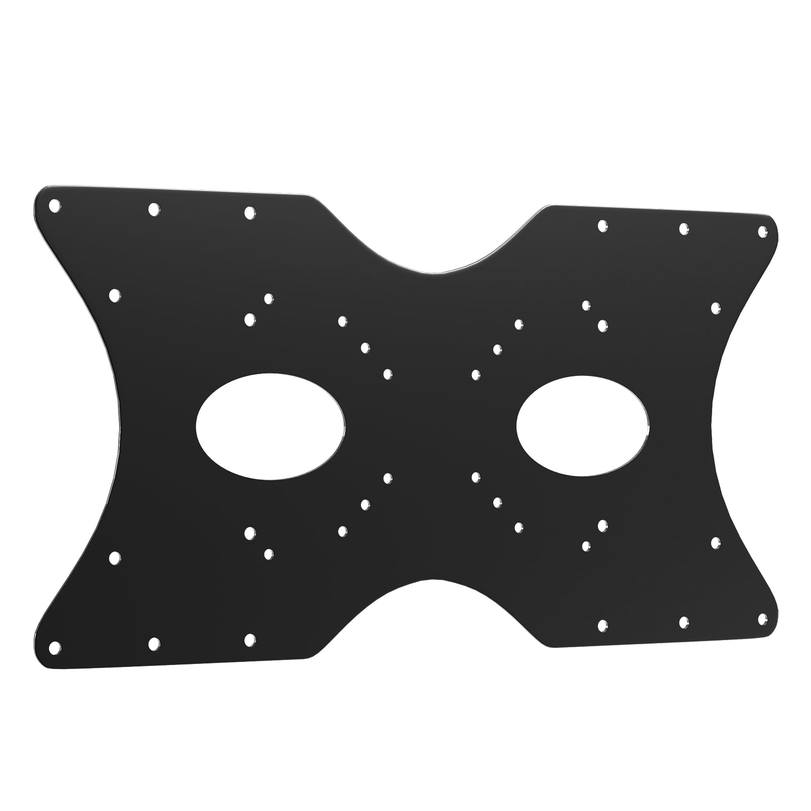 IMtKotW Steel VESA Mount Adapter Plate Bracket for Screens 32" to 55" LED LCD，Monitor and TV Mount Extender Conversion Kit Allows 100x100, 200x200 Convert to 400 x 200 mm Patterns