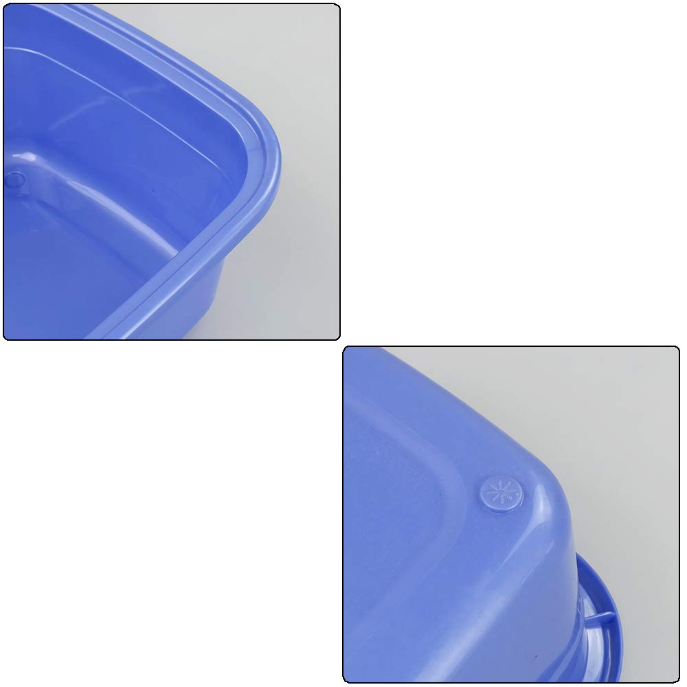 Dehouse 3 Packs Small Plastic Wash Basins, 12 Quart Dish Pan