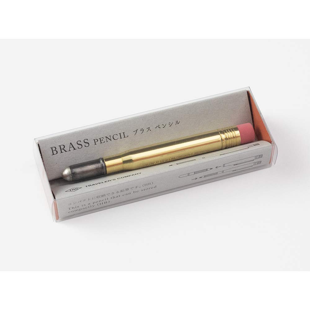 Travelers Company 38075006 Brass Pencil, Solid Brass