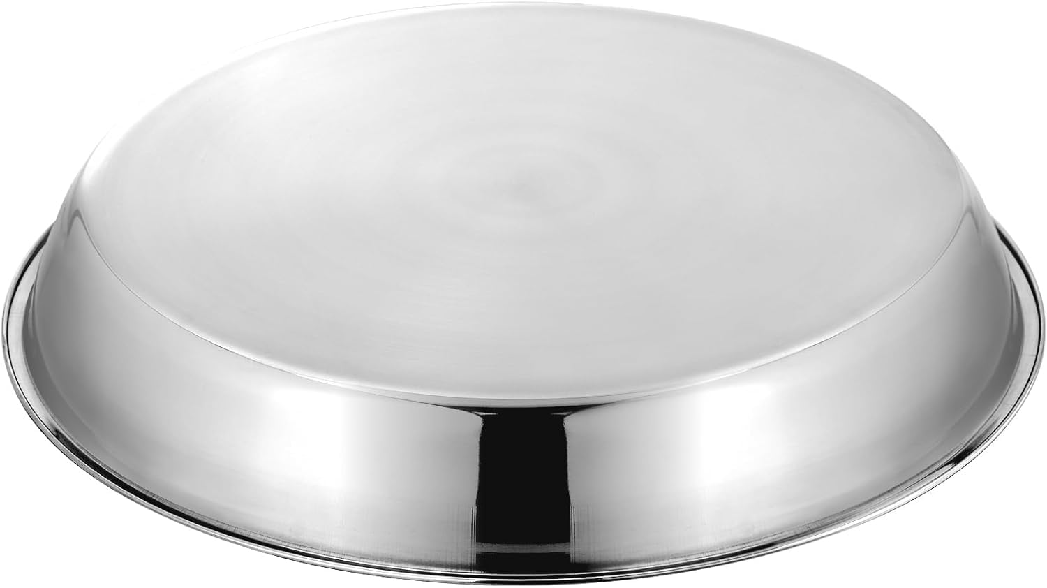 Elsjoy 4 Pack 13 Inch Stainless Steel Pizza Pan, Deep Dish Round Baking Pan Large Pizza Baking Tray, Heavy-Duty Pizza Dish Non-Stick Baking Sheet for Oven, Dishwasher Safe