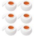 6 Pcs 1.5oz Golf Ball Shaped Shot Glass,Novelty Golf Ball Shot Glasses with Lid,Perfect Present for Golf Enthusiasts,Funny Personalized Golf Shots Glasses for Party Favors & Sports Gifts