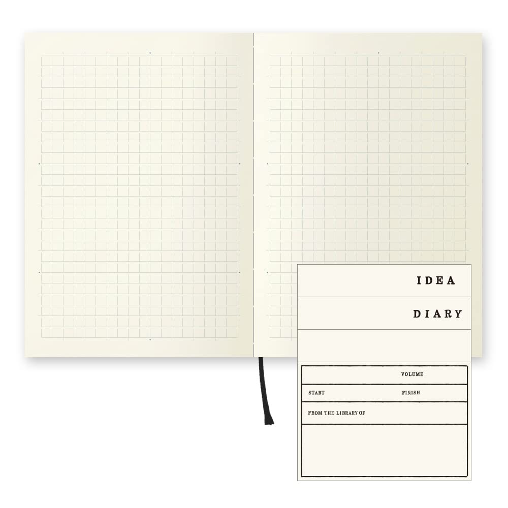 DESIGNPHIL 15289006 Midori Notebook, MD Notebook, Paperback, Ruled A