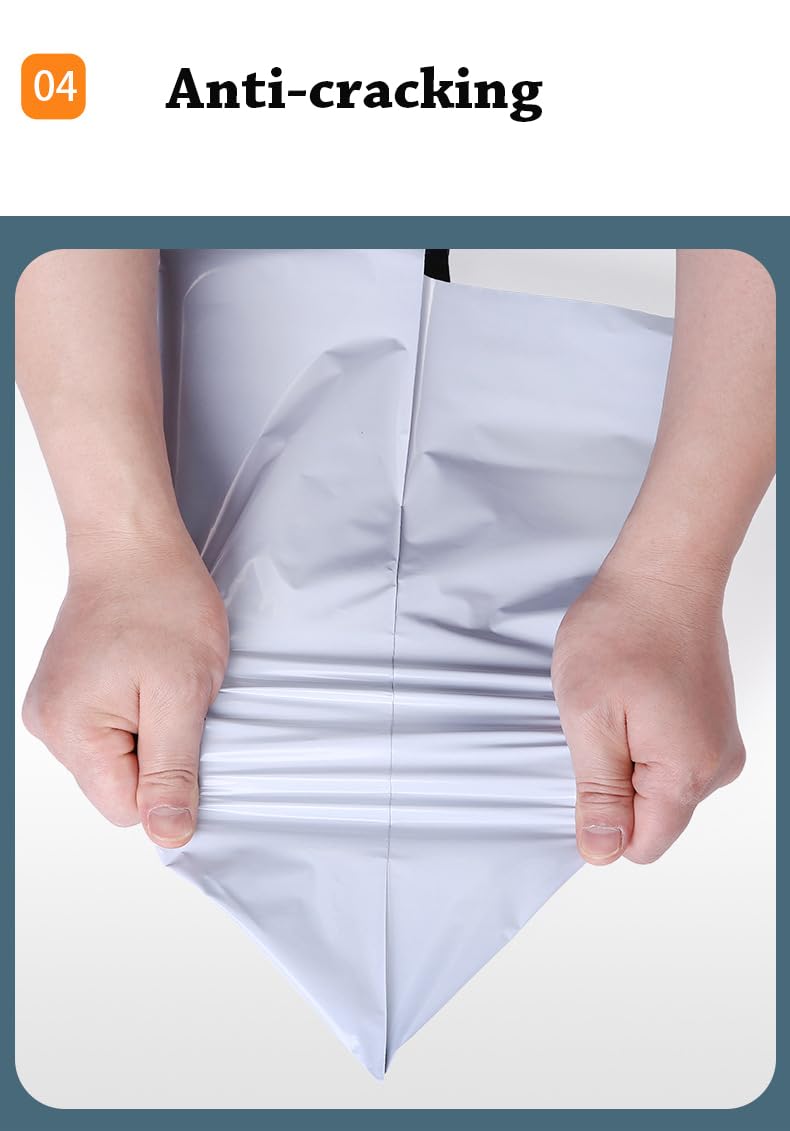 PackPal 50Pack Poly Mailers 19x24 Inch, White Shipping Envelopes Ideal for Small Business,Strong Thick Shipping Bags for Mailing, Package Bags, Clothing and Lightweight Articles.