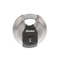 Magnum M50XKADCCSEN Stainless Steel Discus Padlock, Shrouded Shackle 3-1/8-Inch Body, 7/16-Inch Shackle