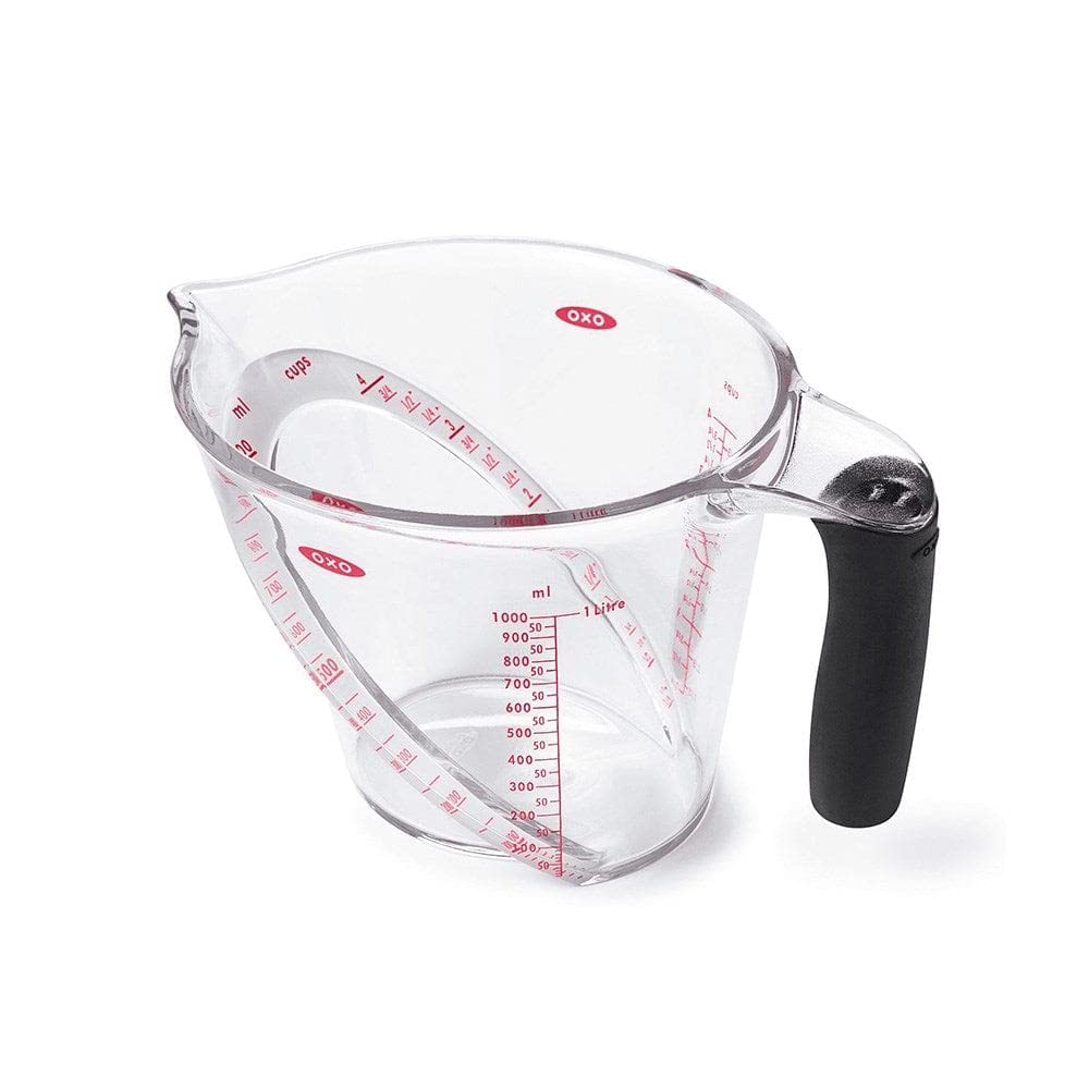 OXO GG 1050588BK Angled Measuring Cup, 4-Cup, Black