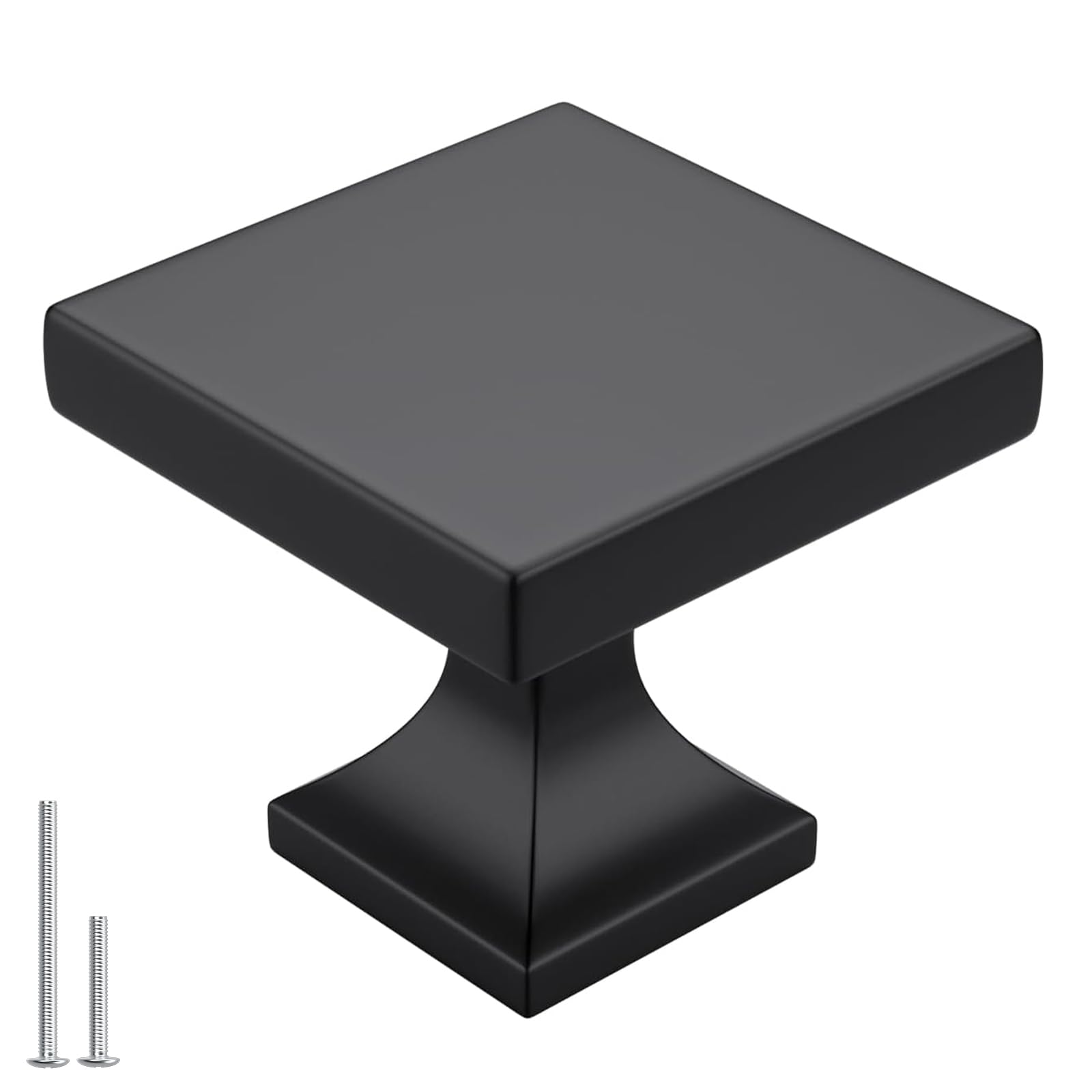 goldenwarm 5 Pack Black Cabinet Knobs Kitchen Drawer Knobs - Cabinet Hardware Black Cupboard Knobs Black Kitchen Cabinet Hardware Matte Black Drawer Knobs Bathroom Drawer Knobs