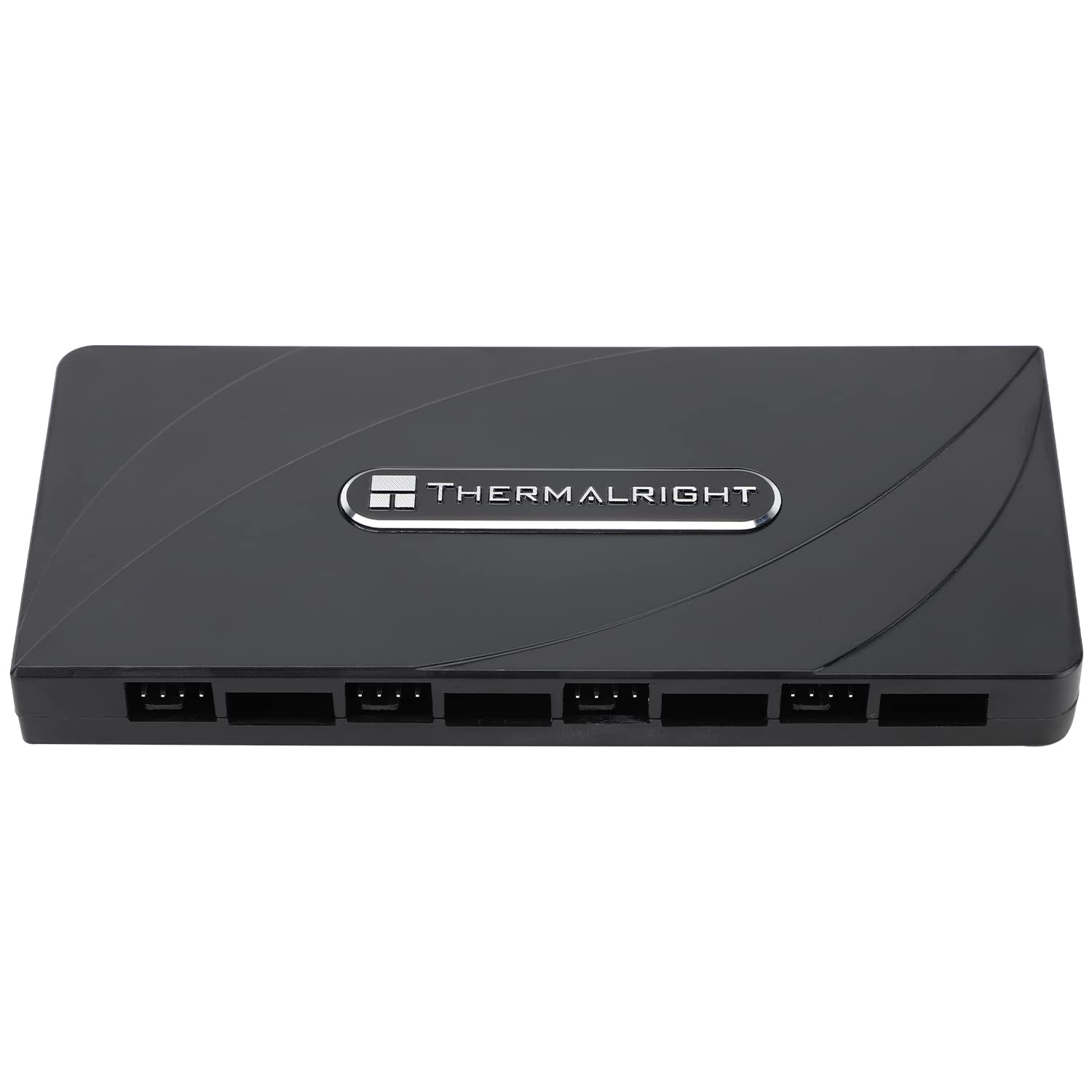 Thermalright ARGB and HUB Controller Support 8 Groups of Fans, 8-Port 3 Pin PC Fan Controller, 5V Fan Hub, Strong Paste+Magnetic Suction, SATA Power Cord Direct Input (12V 4-pin RGB is not Supported)