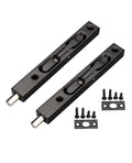 WANLIAN 6 Inch Door Latch Bolts, Door Slide Bolt Lock, Flush Bolt, Door Latch Bolts Security Latch Bolt with Powerful Spring for Furniture Hardware Fitting Accessories(2PCS)