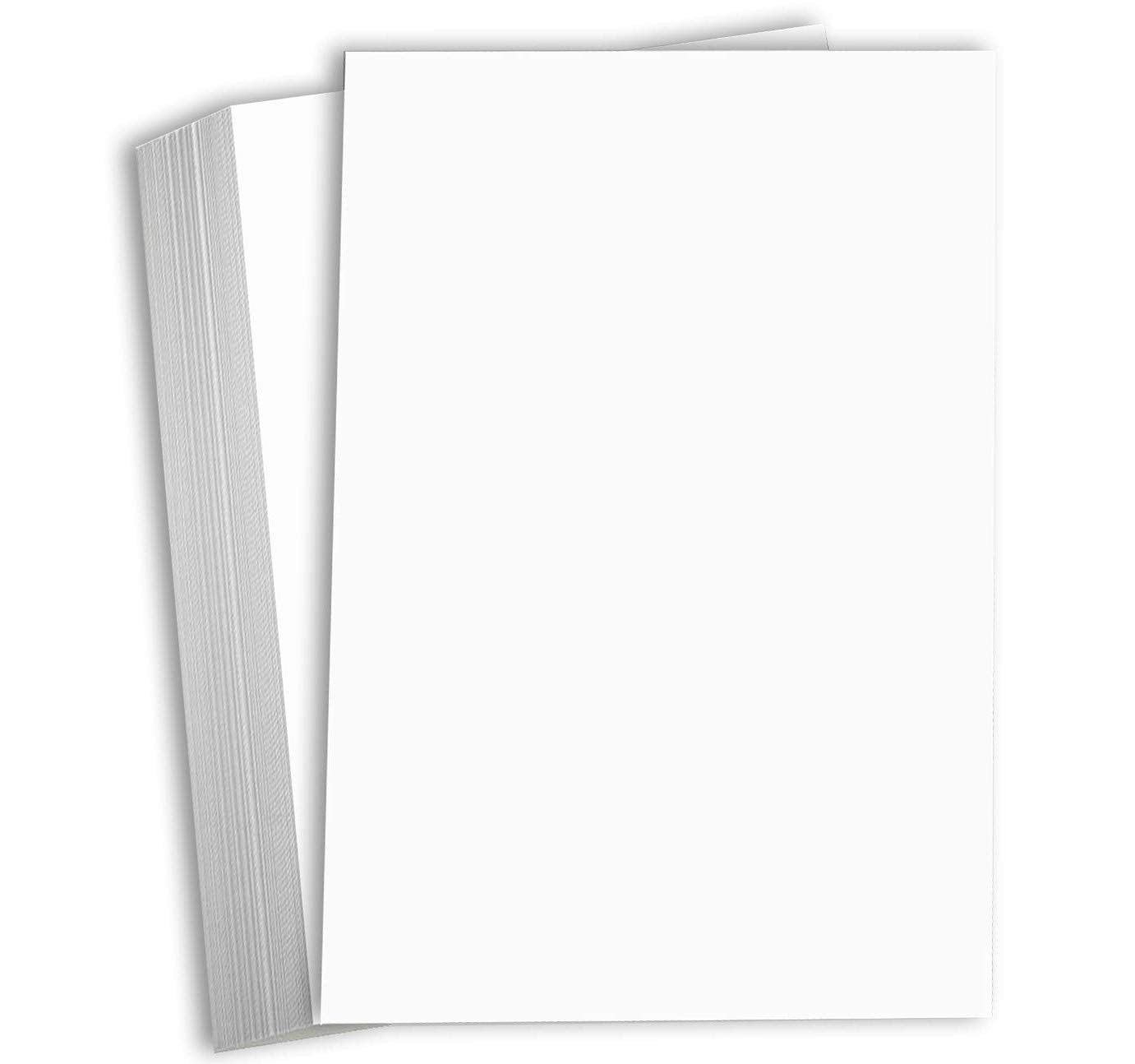 Hamilco White Cardstock Paper 11x17 65 lb Cover Card Stock 50 Pack