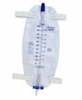 Lifevv 3 Pack Easy-Tap Leg Bag, Urinary Drainage Bag, 32 oz Anti-Reflux Valve, Cloth Straps