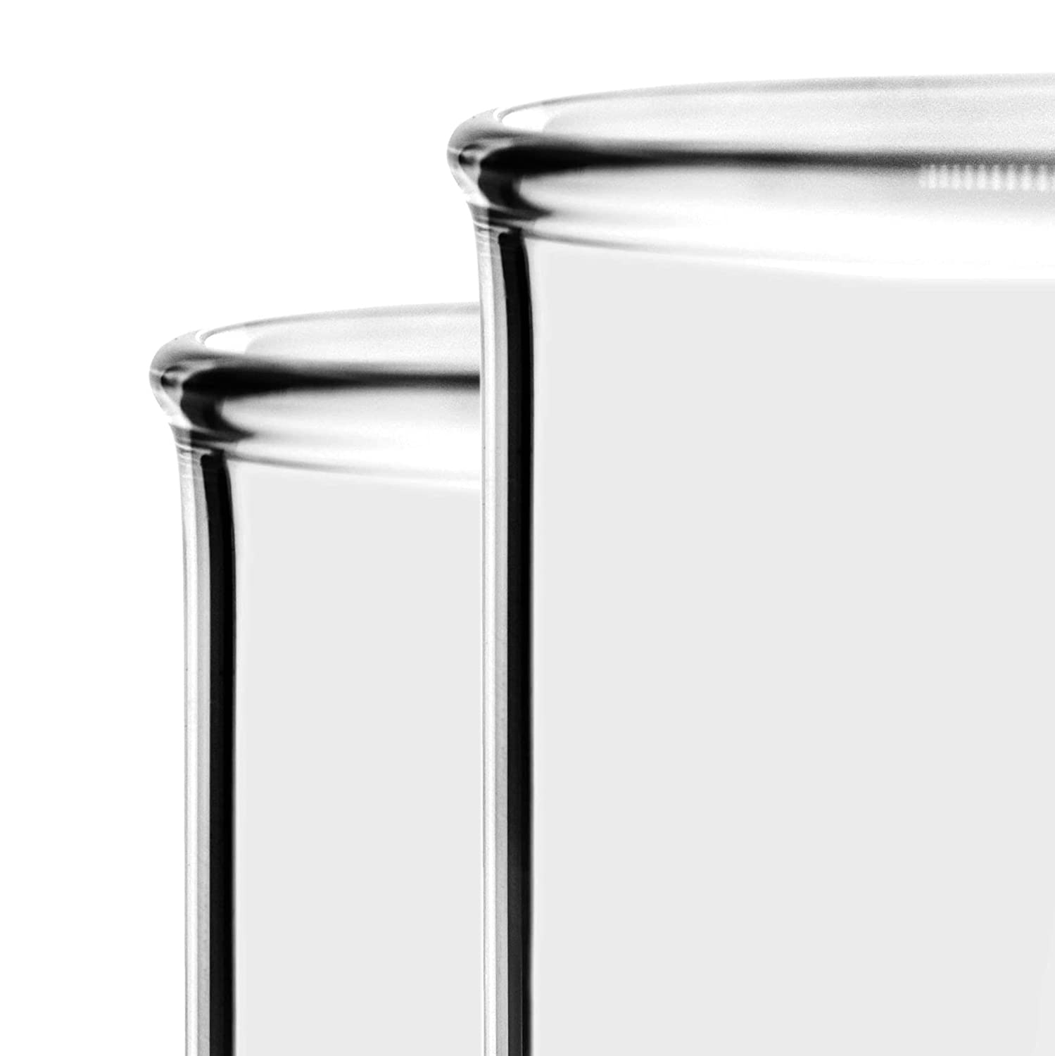 United Scientific BG1000-2000 Borosilicate Glass Low Form Beaker, 2000ml Capacity