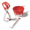 Starfrit 4-Piece Canning Set - Including Canning Funnel, Jar Lifter, Magnetic Lid Lifter and Bubble Popper