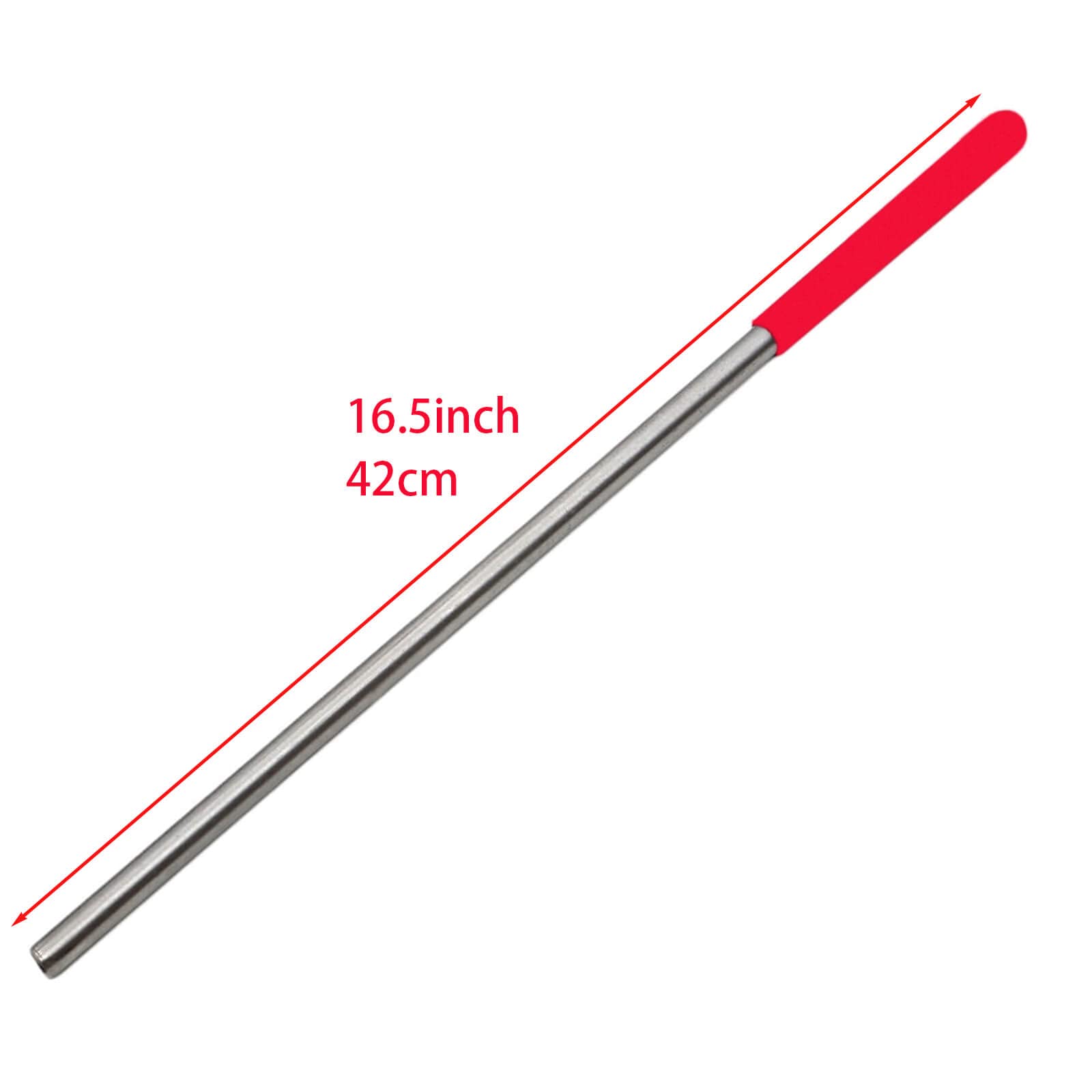 1 Pair Torsion Spring Winding Rods with Non-Slip Handle, 16 Inch Length Winding Bars for Adjusting or Replacing Garage Door Torsion Springs, 12mm Diameter Round Steel Rods