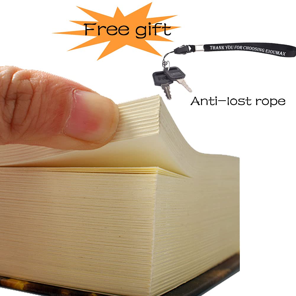 EIOUMAX Real Paper Diversion Book Safe With Key - Anti-Theft Secret Box for Money Hiding and Collection - Alice in Wonder