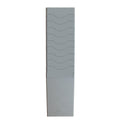 Pyramid Time Systems - Pyramid 400-10 Time Card Rack, Retractable Wall-Mounted Time Card Holder with 10 Pockets, Plastic Employee Organizer for Office, Light Gray