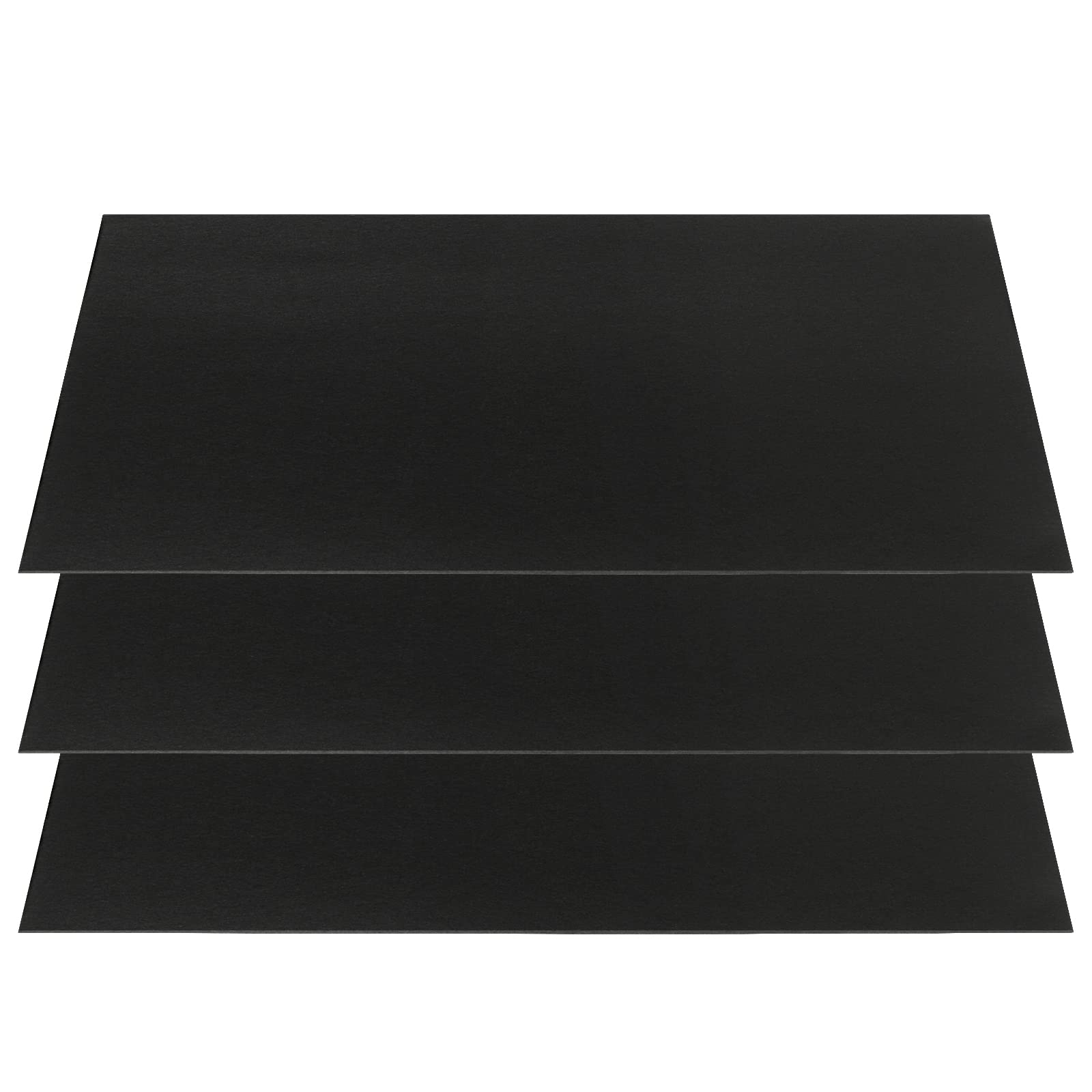SHEUTSAN 100 Sheets 11 x 17 Inches Black Colored Cardstock, 80lb 80 lbs Cover Sheets, Thickened Card Stock Black Smooth Card for DIY Cards Making, Scrapbooking
