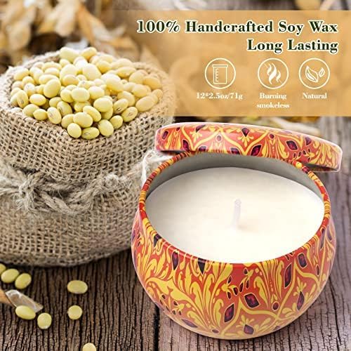 Scented Candles Gifts for Women, Candles for Home Scented, 12 Pack Soy Wax Candles Gifts Sets, Birthday Gifts for Women Mom Best Friends Sister Colleague