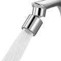Hibbent NSF/ANSI/CAN 61 Certified Faucet Aerator, CUPC Certification 360° Twist Kitchen Sink Aerator, Dual-Function Sink Sprayer Attachment, Faucet Replacement Part 55/64'' Female Thread, Chrome
