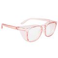 B.ANGEL Safety Glasses Safety Goggles Anti Fog, Blue Light Glasses for Men Women (Pink)