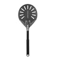 Perforated Pizza Peels 6 INCH pizza spatula paddle Long Handle Metal Pizza Spatula for Indoor and Outdoor (6 Inch)
