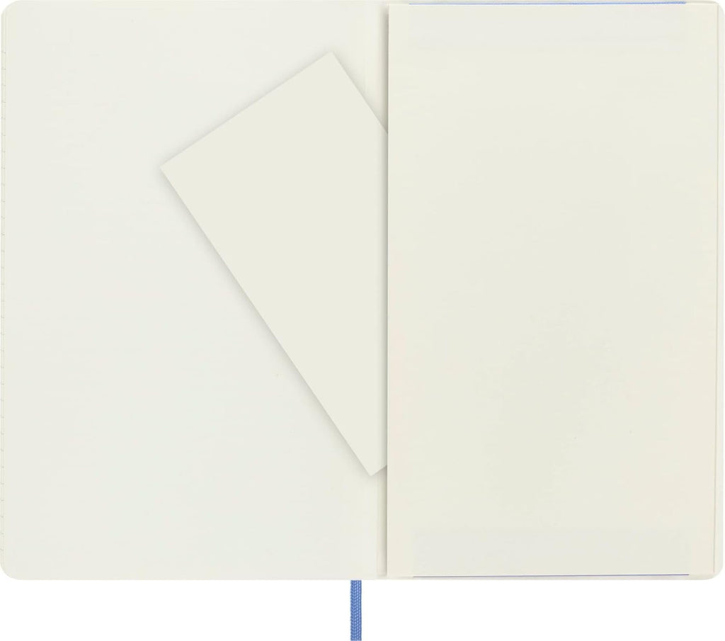 Moleskine Classic Notebook, Large, Ruled, Hydrangea Blue, Soft Cover (5 X 8.25)