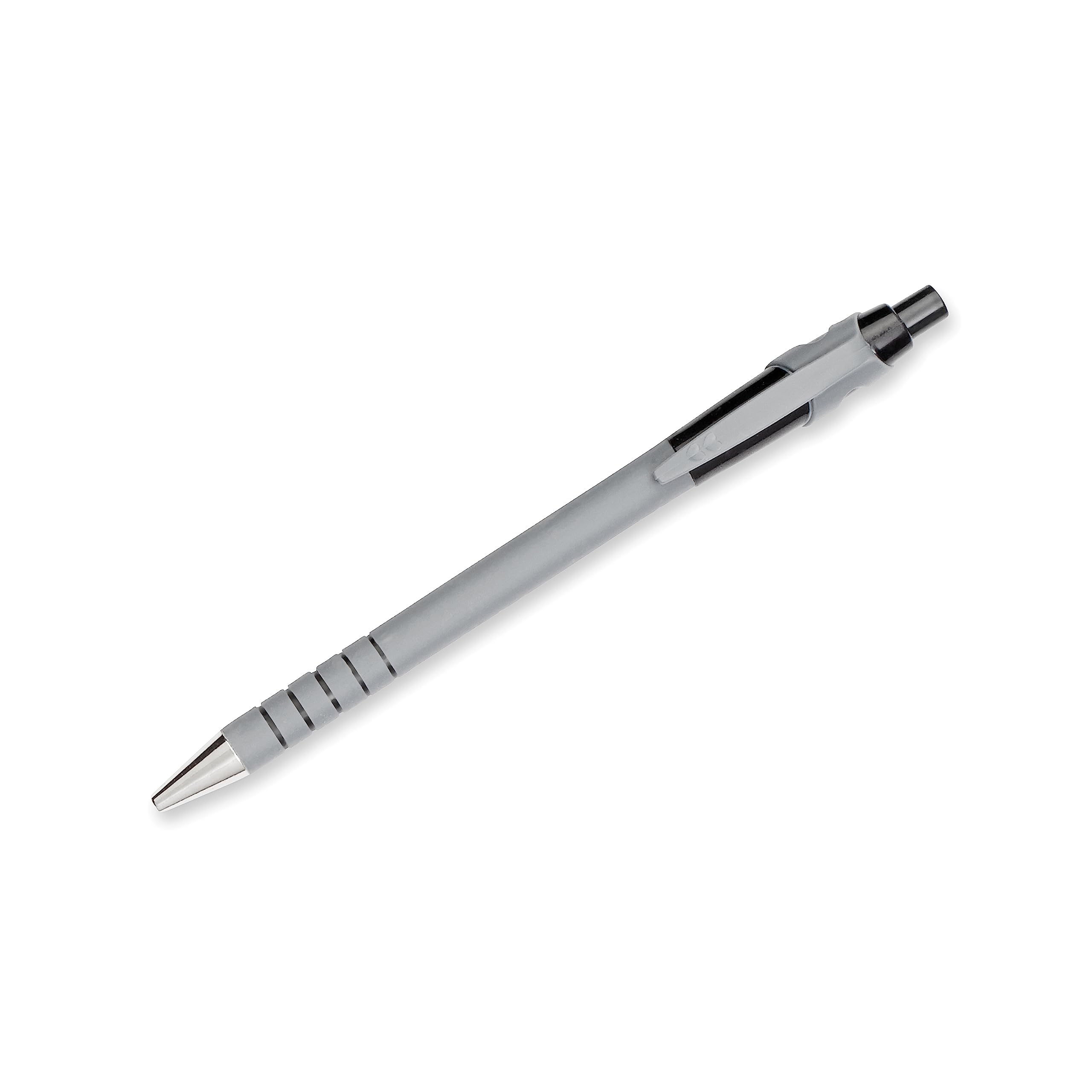 Paper Mate FlexGrip Ultra Retractable Ballpoint Pens, Fine Point (0.8 mm), Black, 12 Count