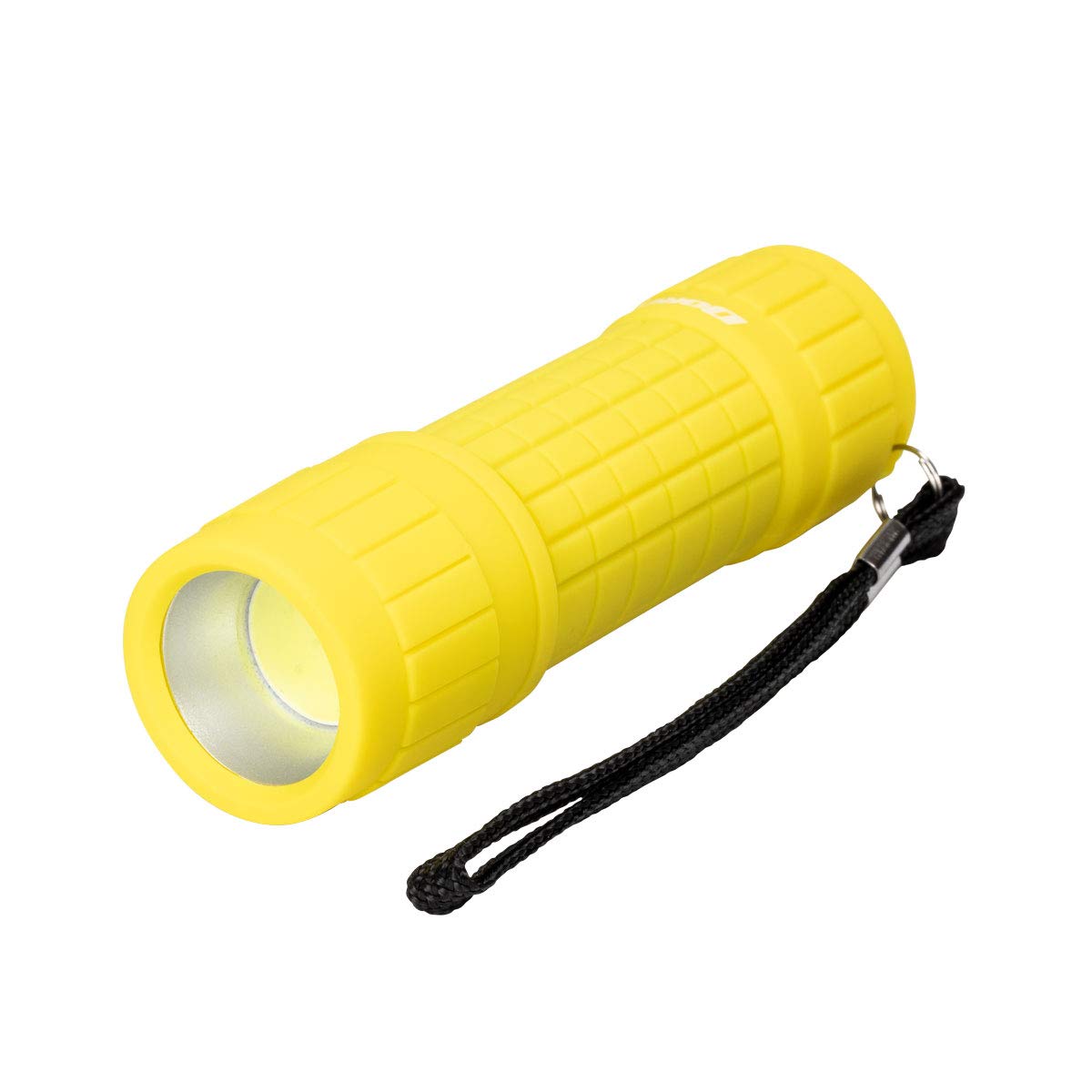 Dorcy Bright Rubberized Led Flashlight 4-Pack, 100 Lumens, Assorted Colors for Home, Car, Work, Camping