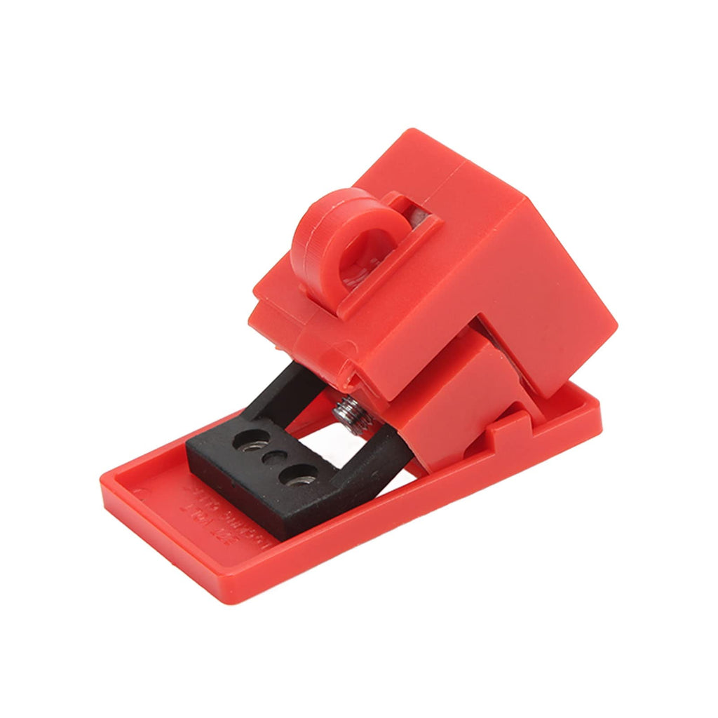 10PCS Circuit Breaker Lockout Device Clamp On Power Switch Lock Engineering Plastic Single Pole Breaker Lock Out Device for Less 16.5mm Handle