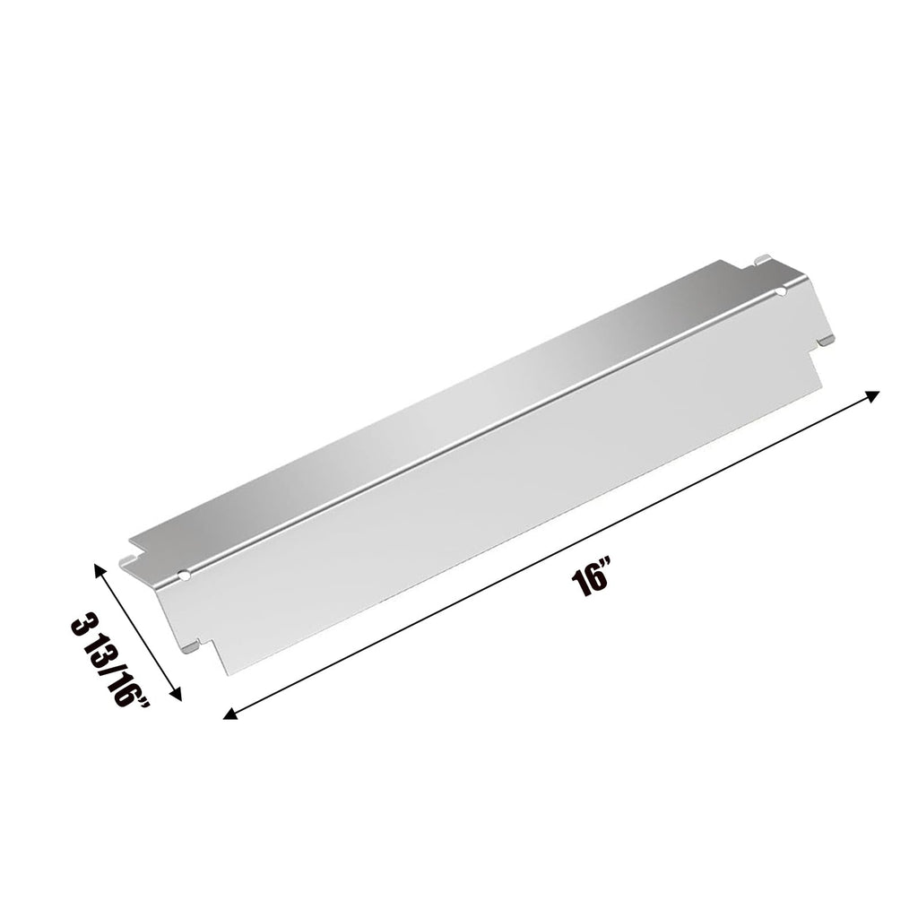 4-pack Stainless Steel Heat Plate Replacement for Select Gas Grill Models, Charbroil and Others (16" x 3 13/16")