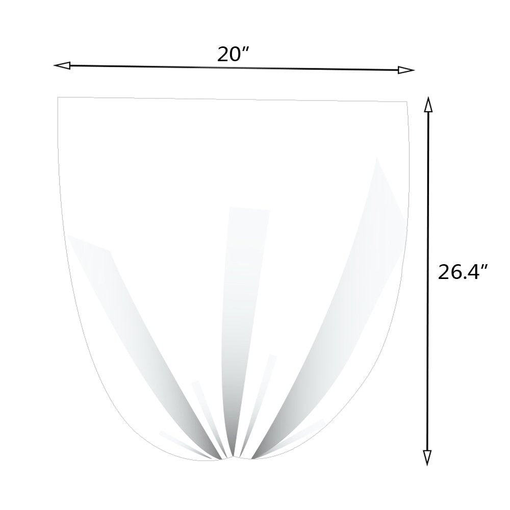 Vababa 6 Gallon Trash Bags, 225 Counts, Clear