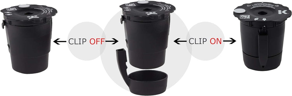 Ketofa My K Cup Reusable Coffee Filter,Compatible with Keurig 2.0 K200,K250, K300, K350, K360, K400, K450, K460, K475, K500, K550, K560, K575,K750,Refillable Coffee Pod for Keurig Brewers (Pack of 3)