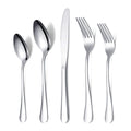 Berglander 20-Pieces Stainless Steel Flatware Set, Silverware Set, Cutlery Set for Wedding Dinner Birthday Parties Service for 4 (20-Piece)
