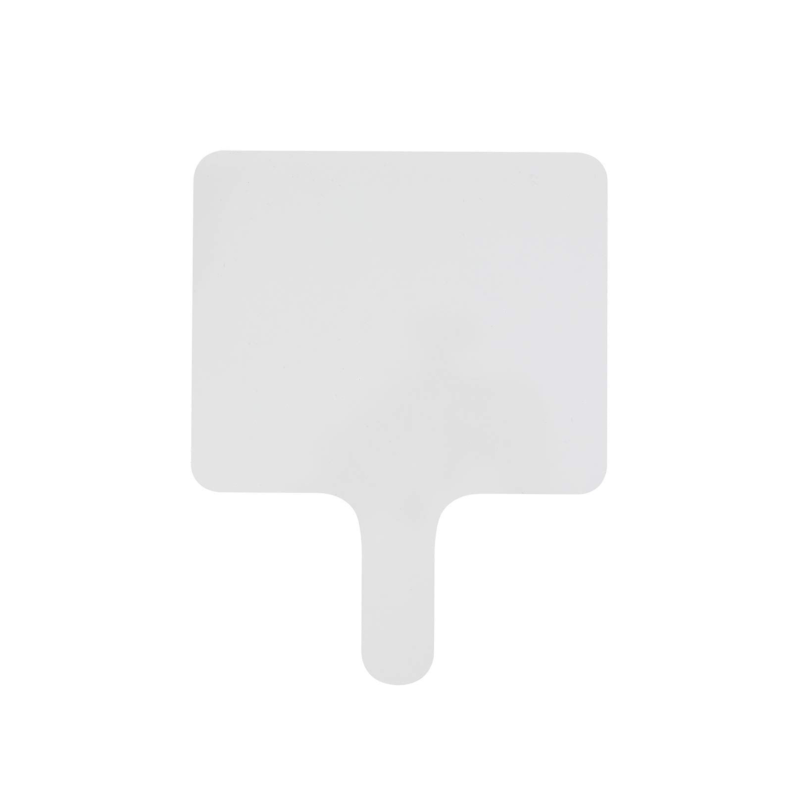 Dry Erase Answer Paddle - White Board, Double Sided Paddles (25 Pack, 7.83 X 6.46 Inches)