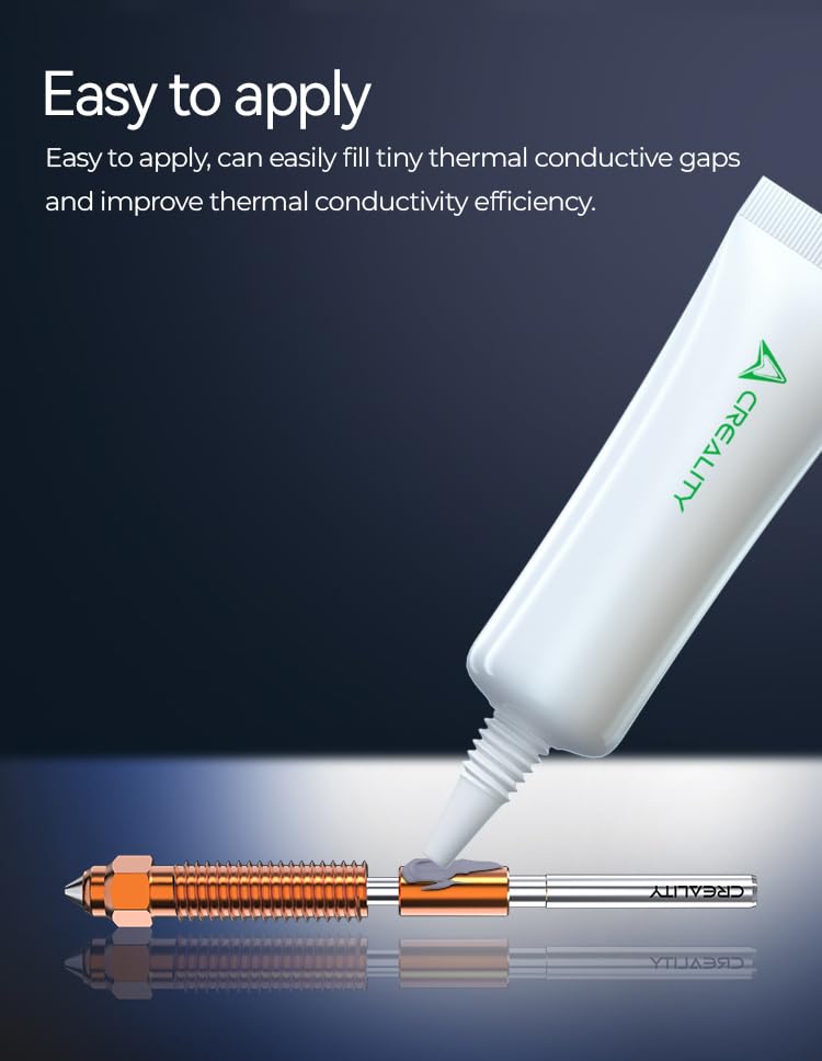 Creality Thermal Grease + Lubricant Grease Set, High Thermal Conductivity & Noise Reduction, 3D Printer Accessories