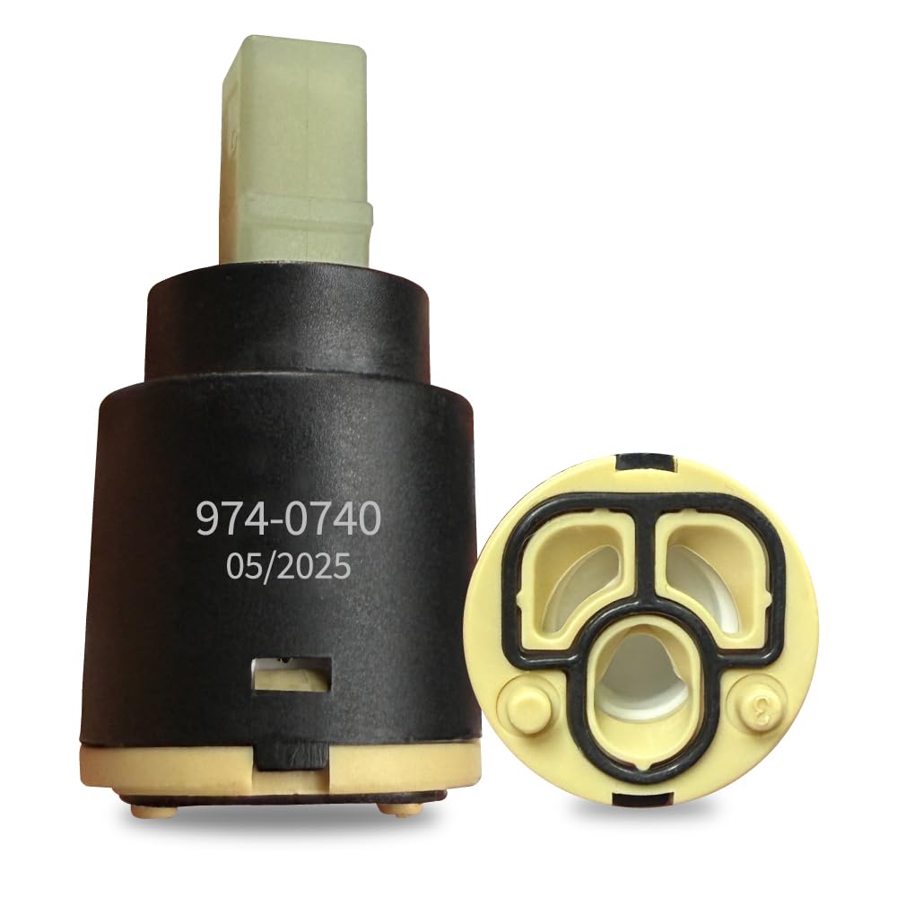 9740740 Pfister Avalon/Treviso, 26/529 Series – 25mm Faucet Cartridge Replacement - OEM Quality Compatible with KCG 66073, Hanover, 1-7/8" Length, N25D, Hain-Yo GL02GJ