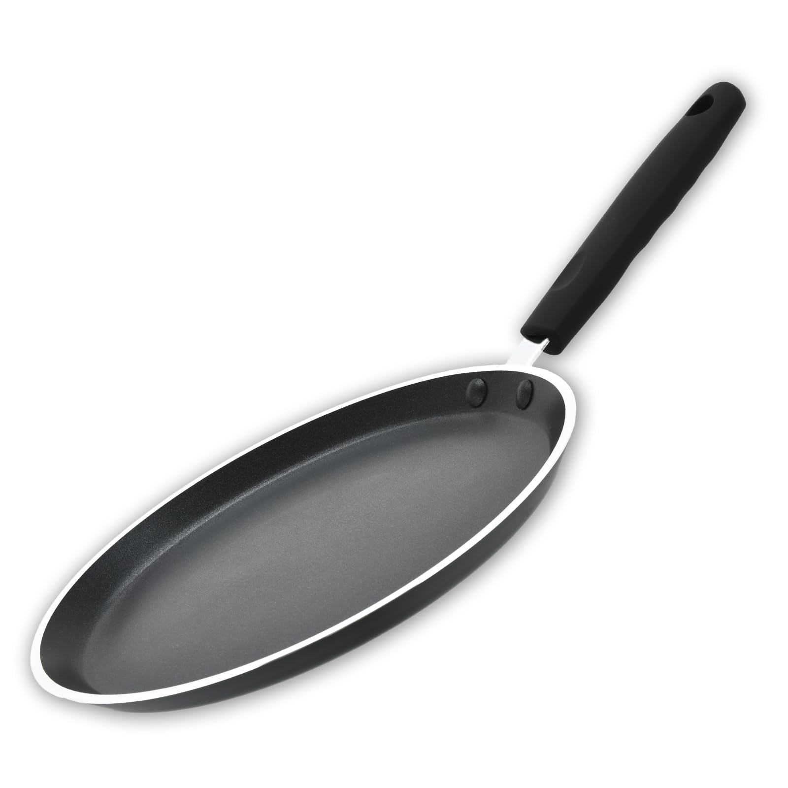swiflon 10 Inch Nonstick Crepe Pan – Aluminum Pancake Skillet for Omelets, Induction Safe, PFOA-Free, Warp-Resistant