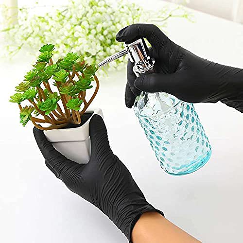 Nitrile Gloves,Disposable gloves 100 Pcs-Latex Free Powder Free - Multipurpose Working Household Cooking Gloves