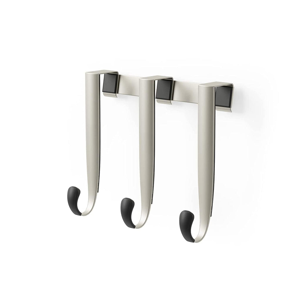 Umbra Schnook Steel Over-The-Door Multi-Hook, 3-Hook