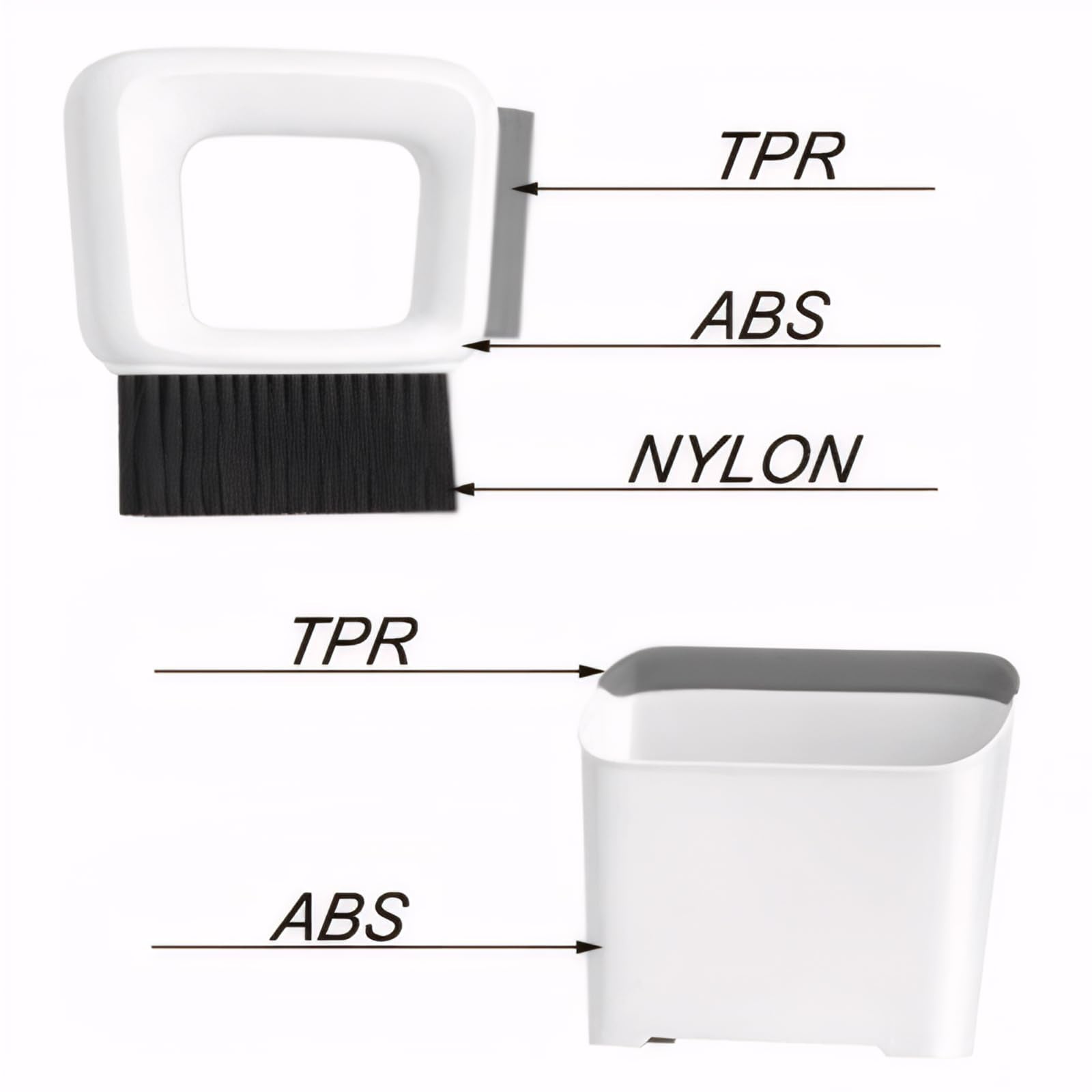 Mini Dustpan and Brush Sets Broom Perfect Fit Portable Handheld for Keyboard Bedroom Bathroom Kitchen Counter Camping Tent BBQ Table