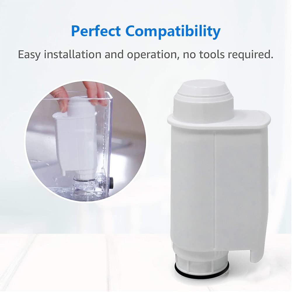 OHFULLS Intenza+ Coffee Water Filter, Compatible with Brita Intenza+, Philips Saeco CA6702/00, Gaggia 21001711, 4-Pack