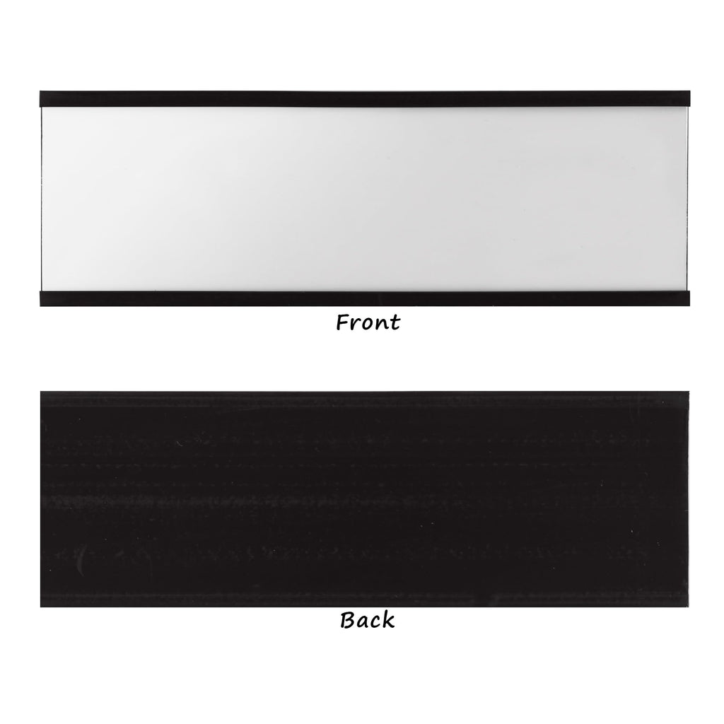 Realth Magnetic Label Holders 2'' x 3'' 30 Pack, Magnetic File Cabinet Labels with Paper Inserts and Clear Plastic Protectors, Magnetic Labels for Shelving and Metal Racks